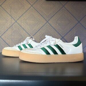 Adidas Sambae Samba sz Mens 8.5 Womens 9.5 Shoes White Green